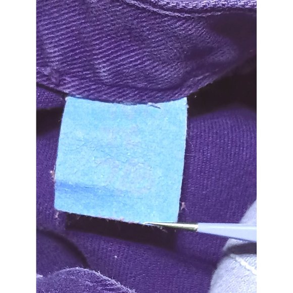 Vintage Bar None Jeans Purple High Waist Rise Thoroughbred 24 inch Waist 7 / 8 R - Picture 8 of 14